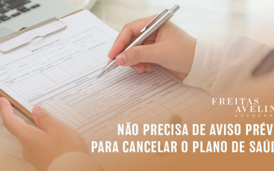 Não precisa de aviso prévio para cancelar o plano de saúde